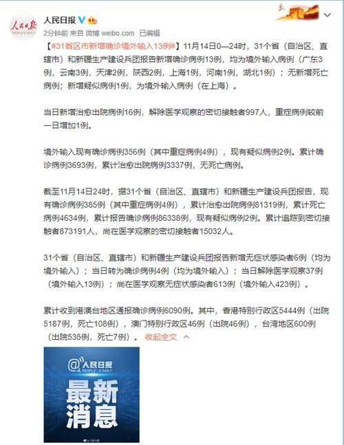 31个省份新增5例境外输入涉22省市_31省区市新增境外输入5例