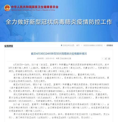 31省市新增确诊25例含本土6例/31省市新增确诊病例54例