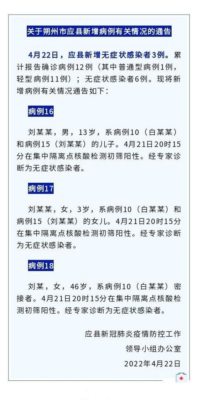 关于山西省朔州市应县新增阳性感染者11例,均在河北省石家庄市裕华区的信息