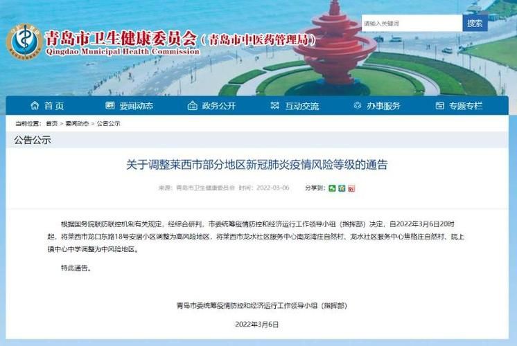 一张图看懂莱西市近期疫情趋势(莱西疫情最新消息人数)